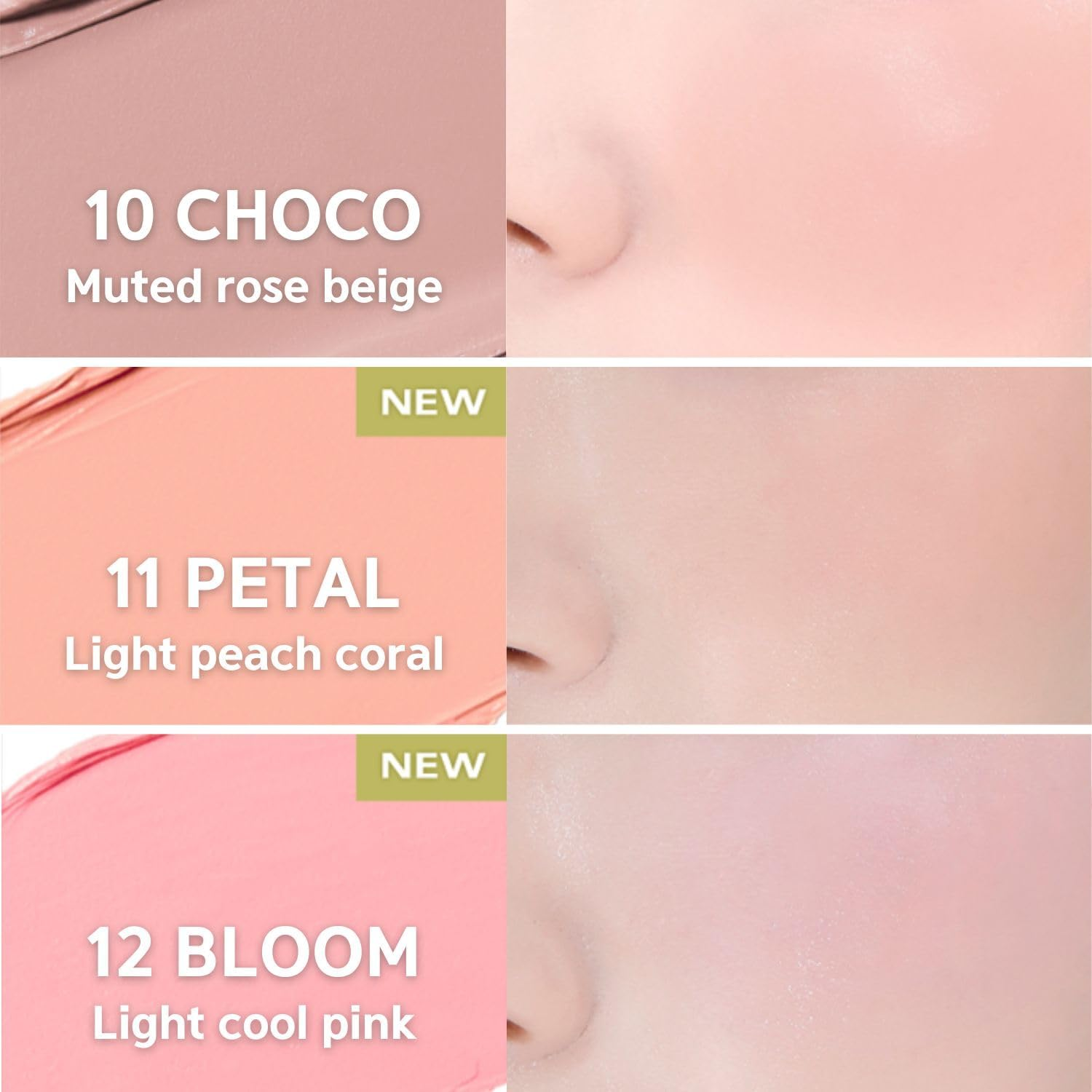 BBIA Ready to Wear Downy Cheek Cream Blush 8 Color - Creamy Blendable & Buildable Blush Dewy Texture & Matte Finish High Pigment Longlasting Lightweight Natural Face Makeup (06 DOWNY FIG, 3.5 Gram) image number 5