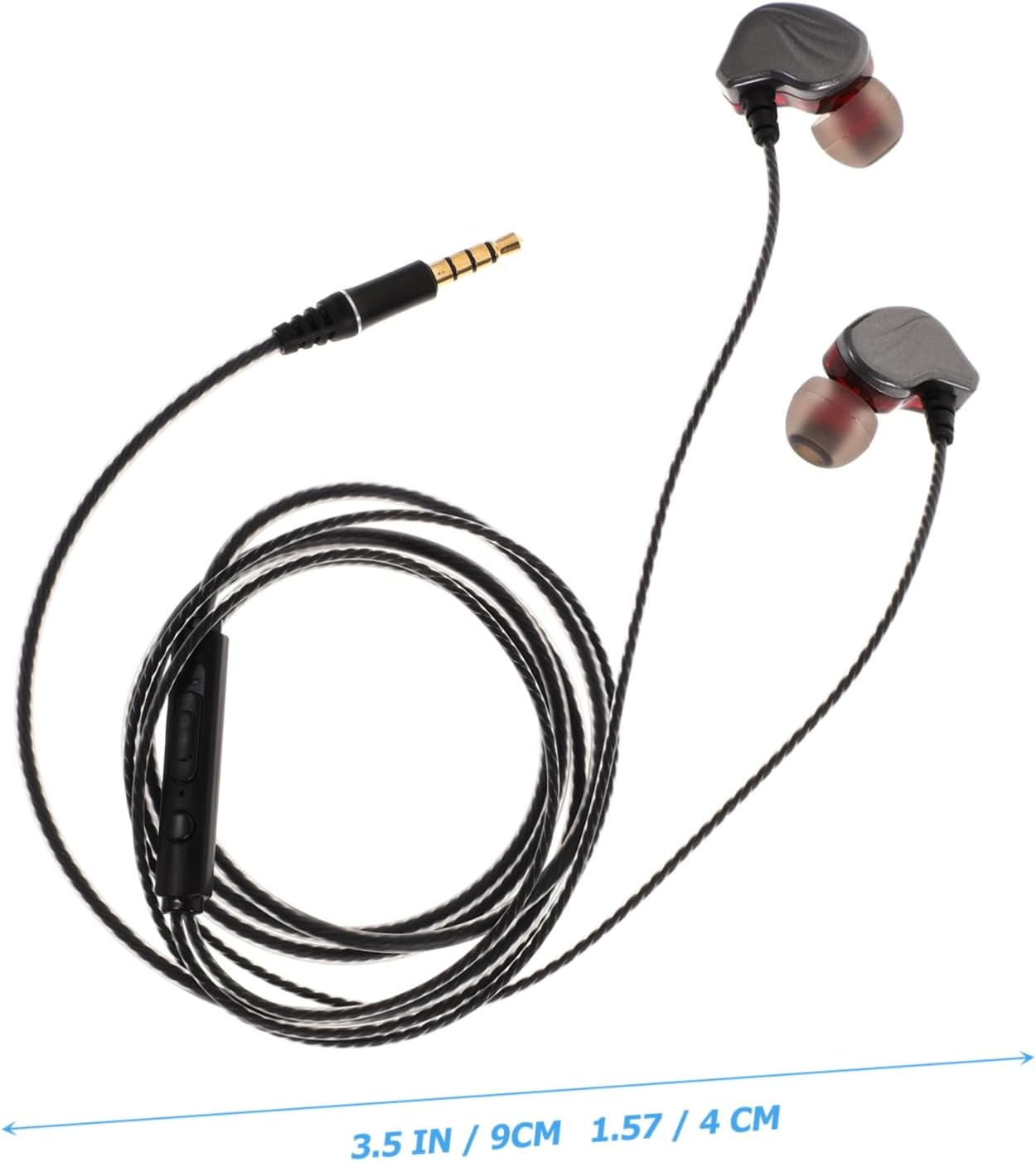 MOLUCKFU In-Ear Type-C Earphones with Mic Subwoofer Bass Headset for Gaming and Audio Compatible with Phones and Tablets Grey image number 1