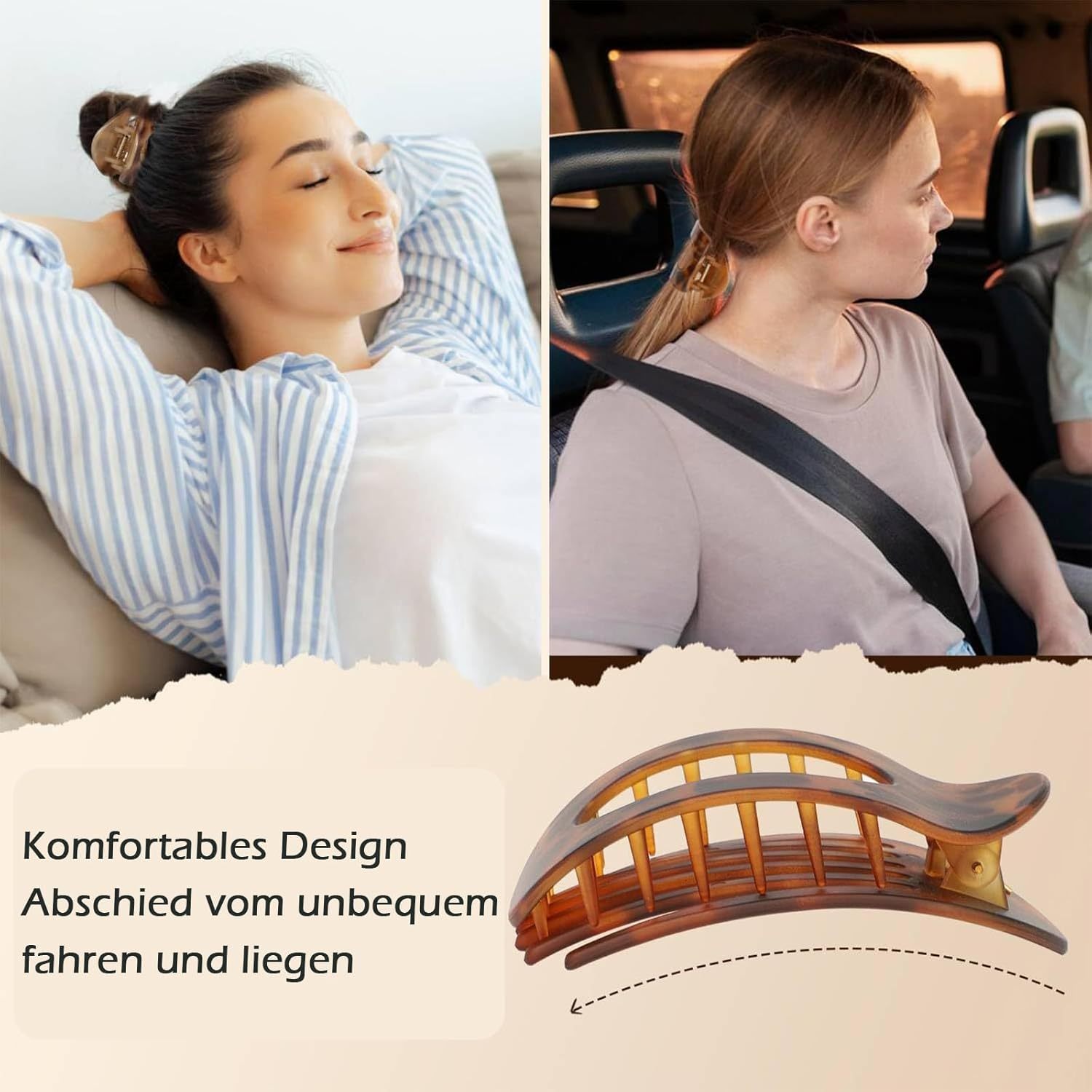 Pack of 6 Flat Hair Clips, Flat Hair Clips, Women'S Set, Non-Slip Hair Clips for Thin Hair, Flat Hair Clips for Everyday, Party and Styling, Gift for Girlfriends (6 Colours) image number 2