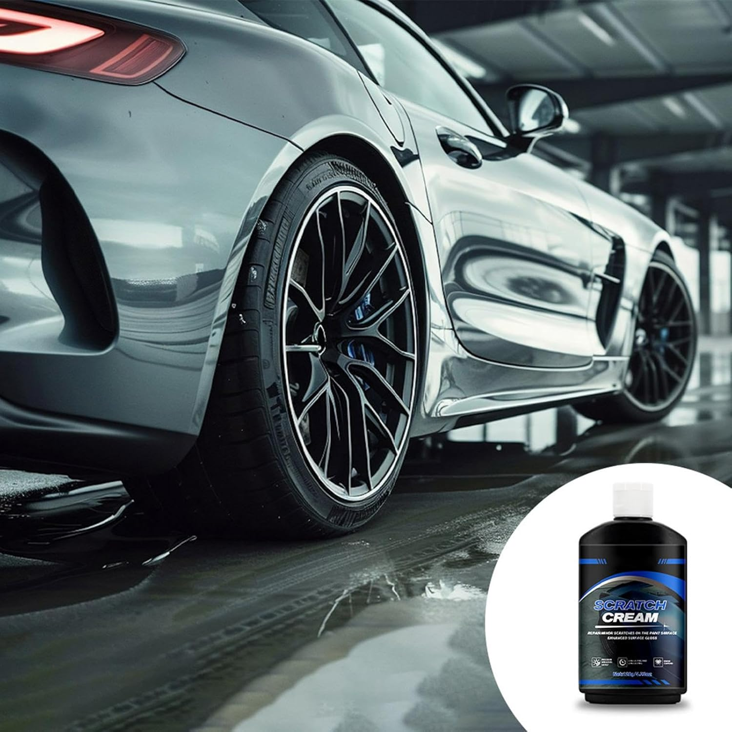 Car Scratch Repair - Paint Restorer Repair Scratches - Auto Scratch Remover & Polishing Wax, Automotive Paint Repair for Car Refurbishment image number 4