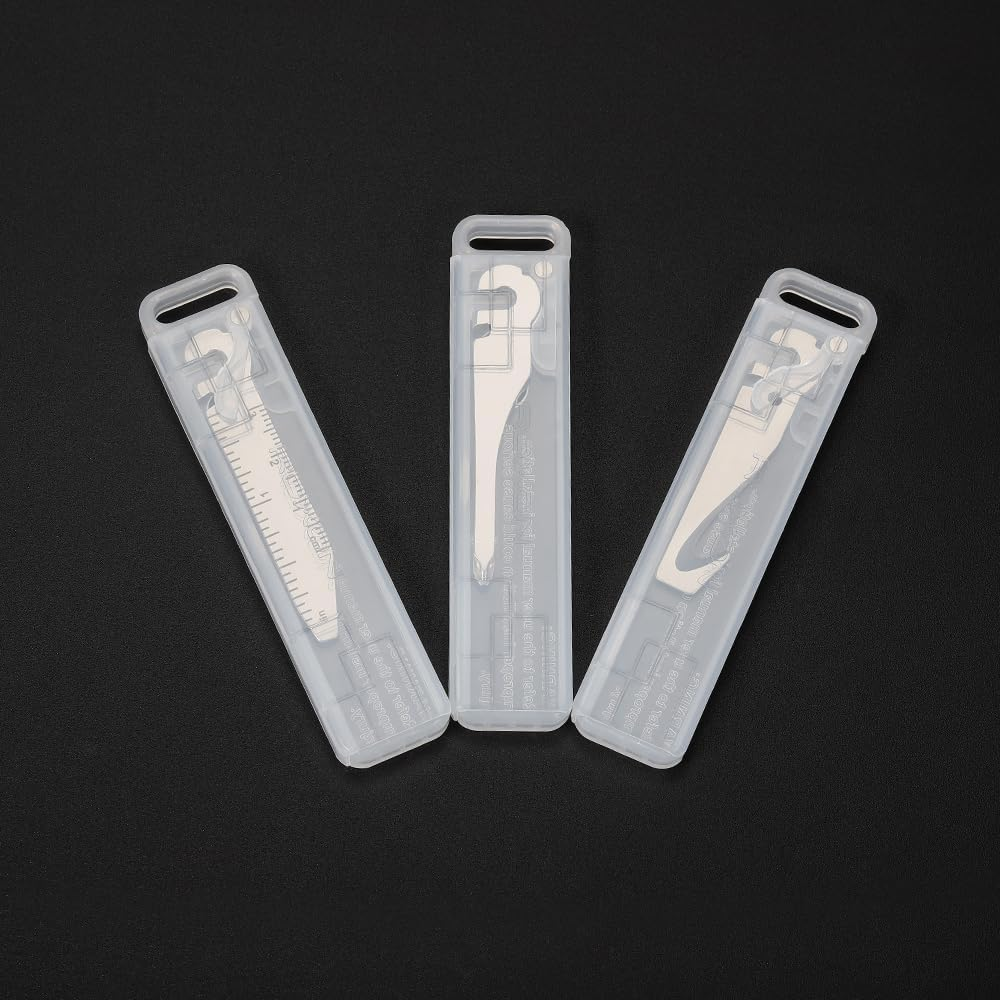 Roxon FT09 Build Your Own Multitool Accessory for Flex (3-Piece Set Including Rope Cutter & File + Ruler + Slotted Screwdriver & Phillips Screwdriver) Interchangeable Tools image number 4