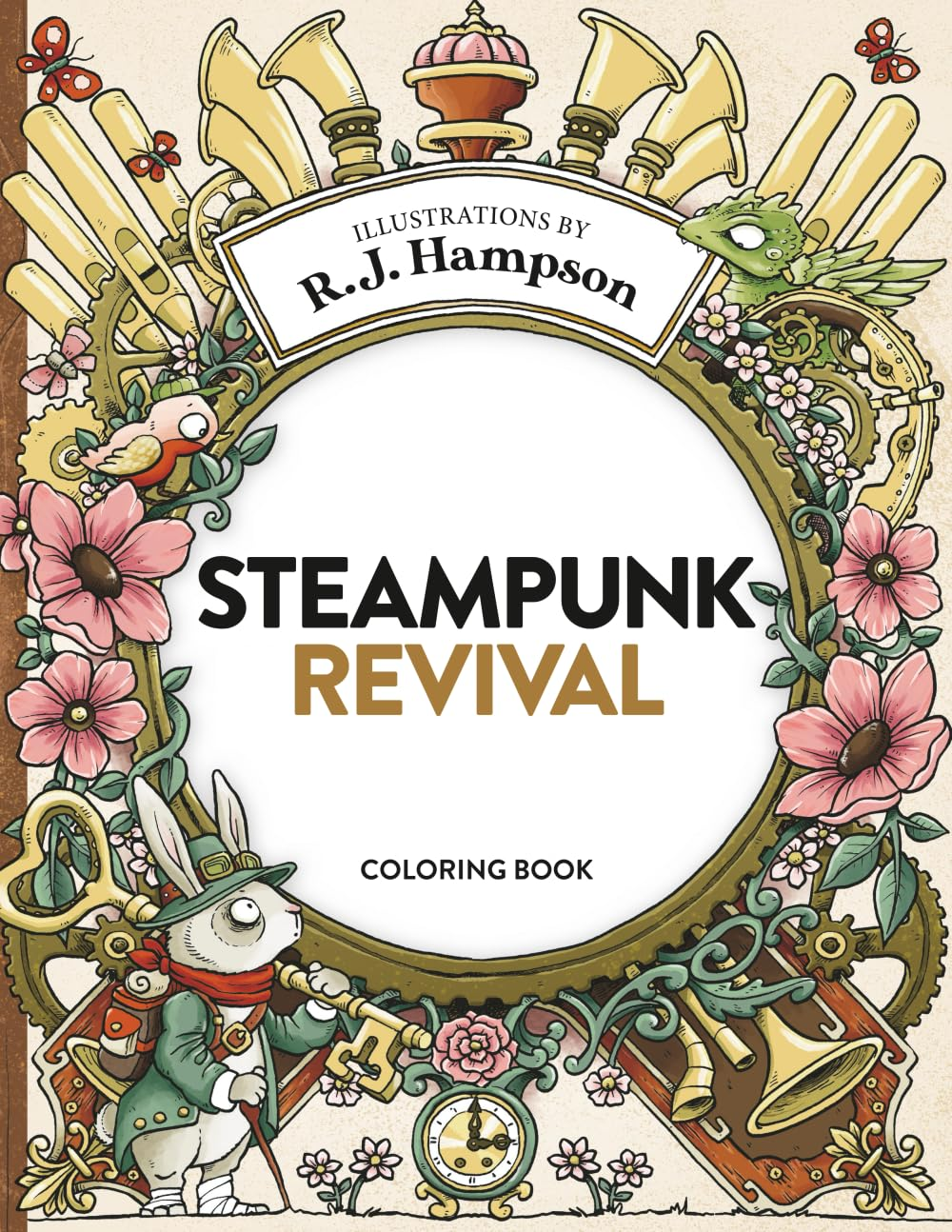 Steampunk Revival Coloring Book image number 2
