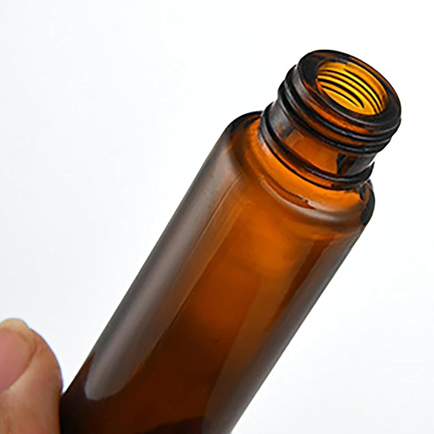 2PCS 15Ml Amber Rollerball Bottles Roller Ball Vial Glass Roller Dispenser Liquid Roller Bottles for Essential Oils Roll on Containers image number 1