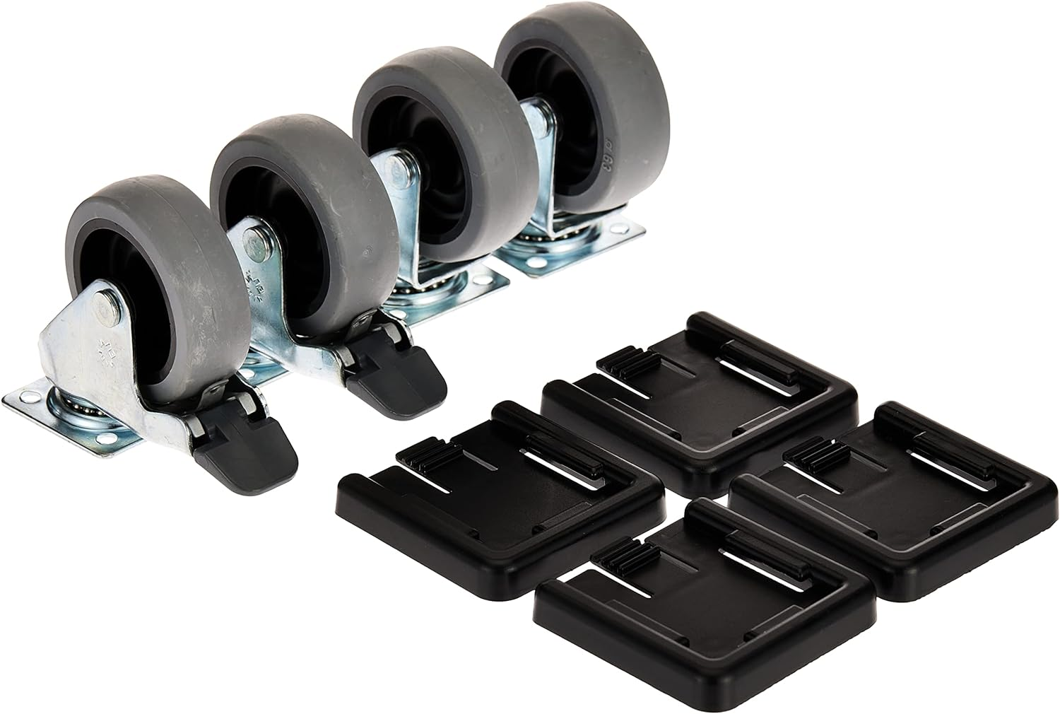 MP Bergamo ZEEZ Bracco 4, 5 & 6 Travel Carrier Wheels, Grey