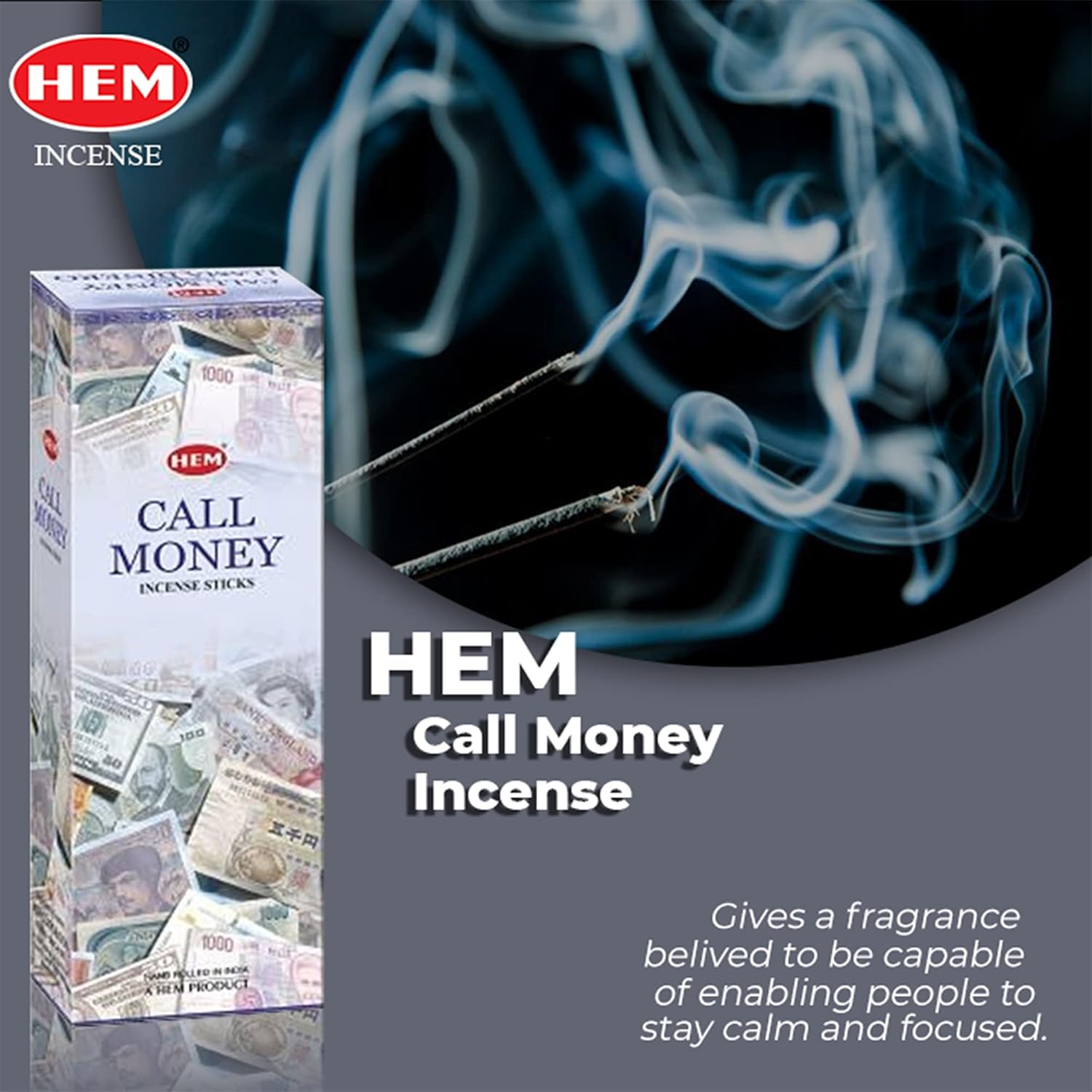Call Money Hexa Incense Stick, 6Packs X 20 Sticks= 120 Sticks image number 2