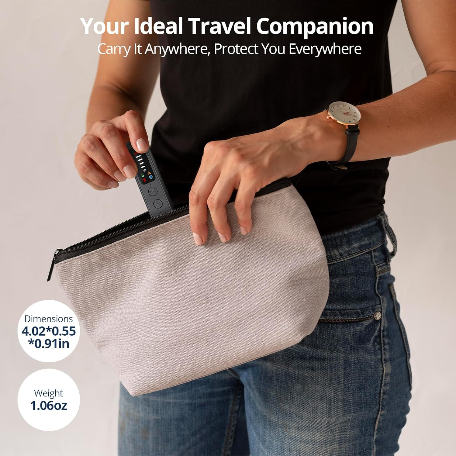 Hidden Camera Detector - Ai-Powered Anti-Spy Device, GPS Tracker & Bug Detector, Portable RF Signal Scanner for Hotels, Travel, Home & Office, 5-Level Sensitivity image number 5