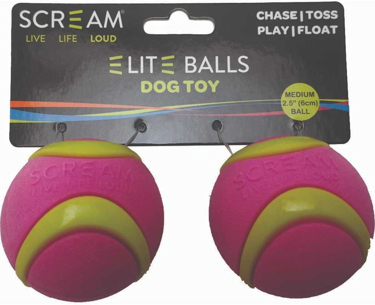 SCREAM Elite Ball 5Cm, Loud Blue & Orange, Small