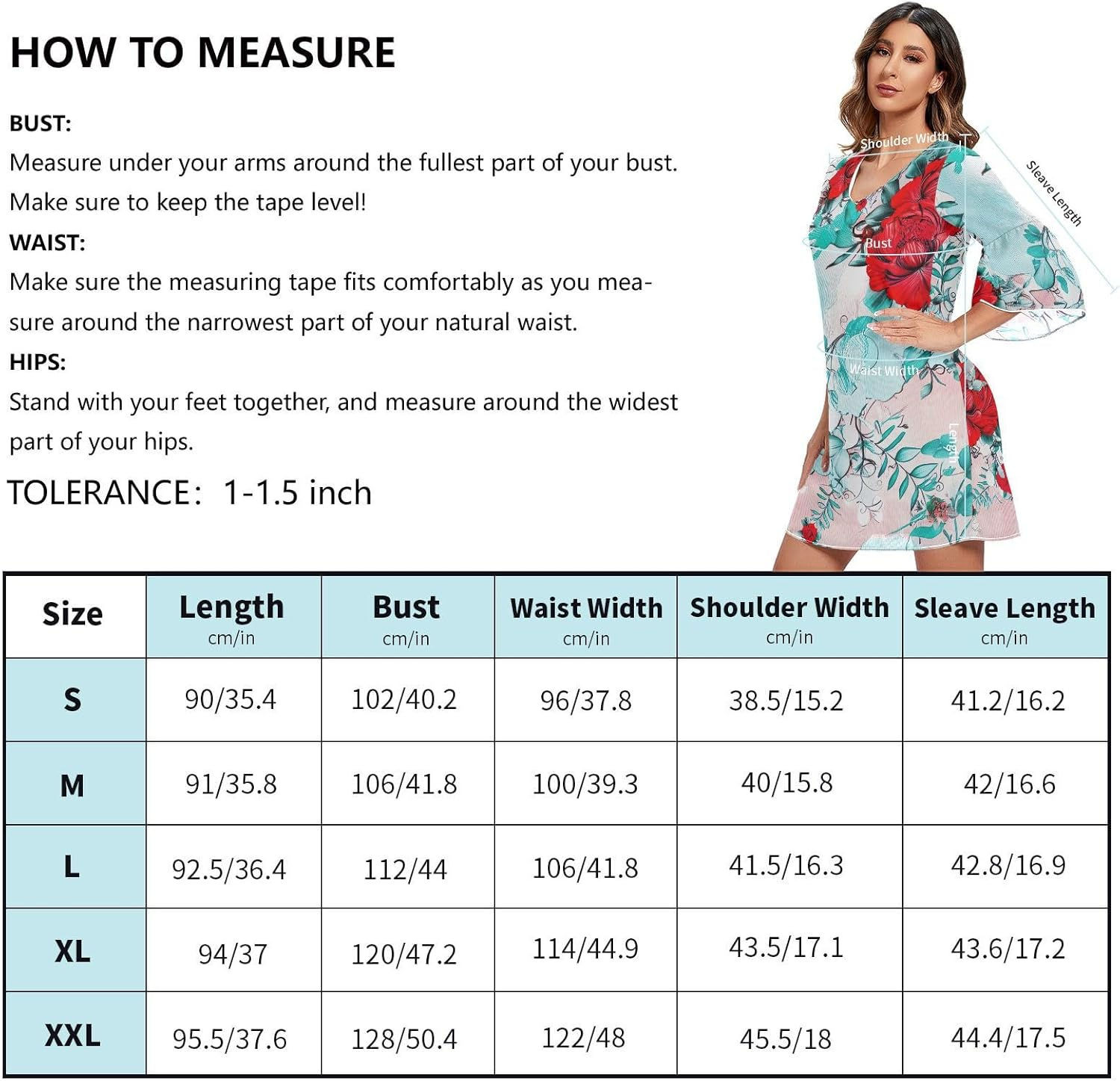 Floral Red Flowers Casual Chiffon Dress Printed Line Maternity Dress S-XXL image number 4