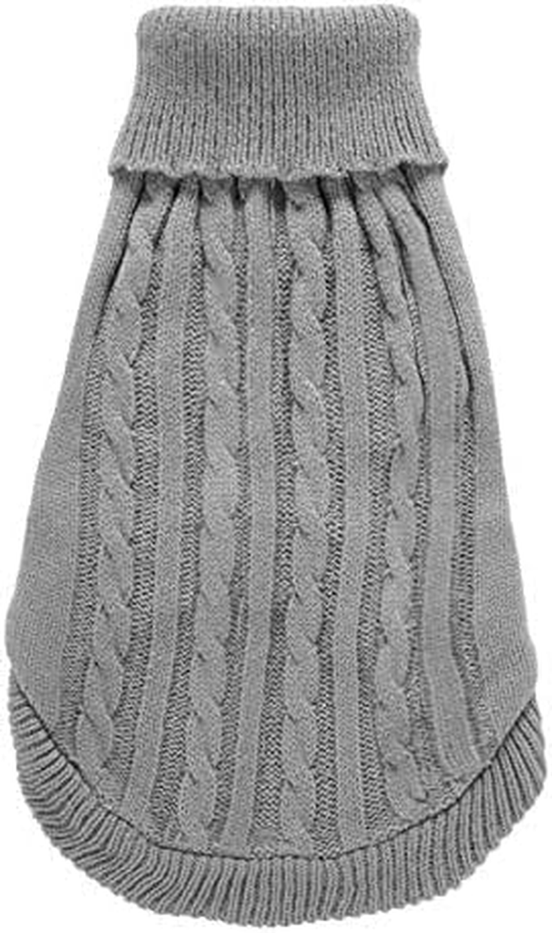 Dog Sweater, Warm Pet Sweater, Dog Sweaters for Small Dogs Medium Dogs Large Dogs, Cute Knitted Classic Cat Sweater Dog Clothes Coat for Girls Boys Dog Puppy Cat (Small, Red) image number 2