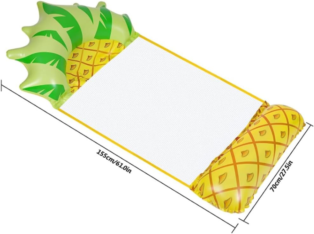 Hammock, Inflatable Pool, Floats in Fruit Pattern, Inflatable Pool Swimming Bed, Foldable Pool Inflatable Hammock for Adults and Children image number 1