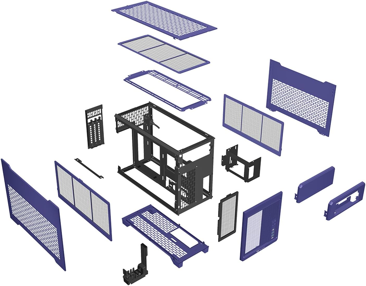 Thermaltake TR100 SFF Mini ITX Case Future Dusk Edition, CA-11A-00SNNN-00 image number 2