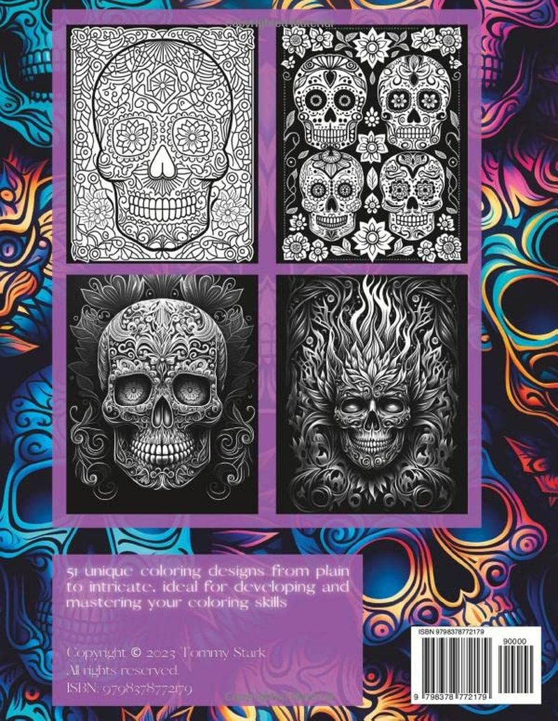 Amazing Sugar Skulls: Next-Gen Coloring Designs for Mindful Relaxation & Growth: Color Your World: Next-Gen Sugar Skull Designs for Kids and Adults image number 1