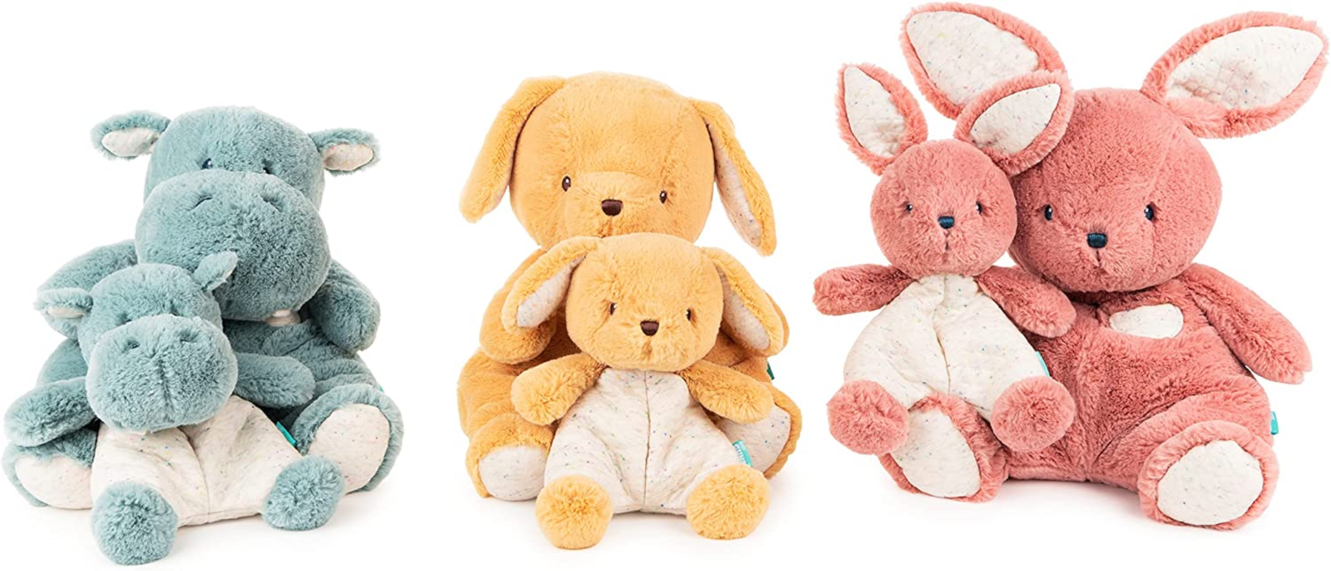 Gund Oh so Snuggly Hippo Stuffed Animal Plush Toy, Small image number 3