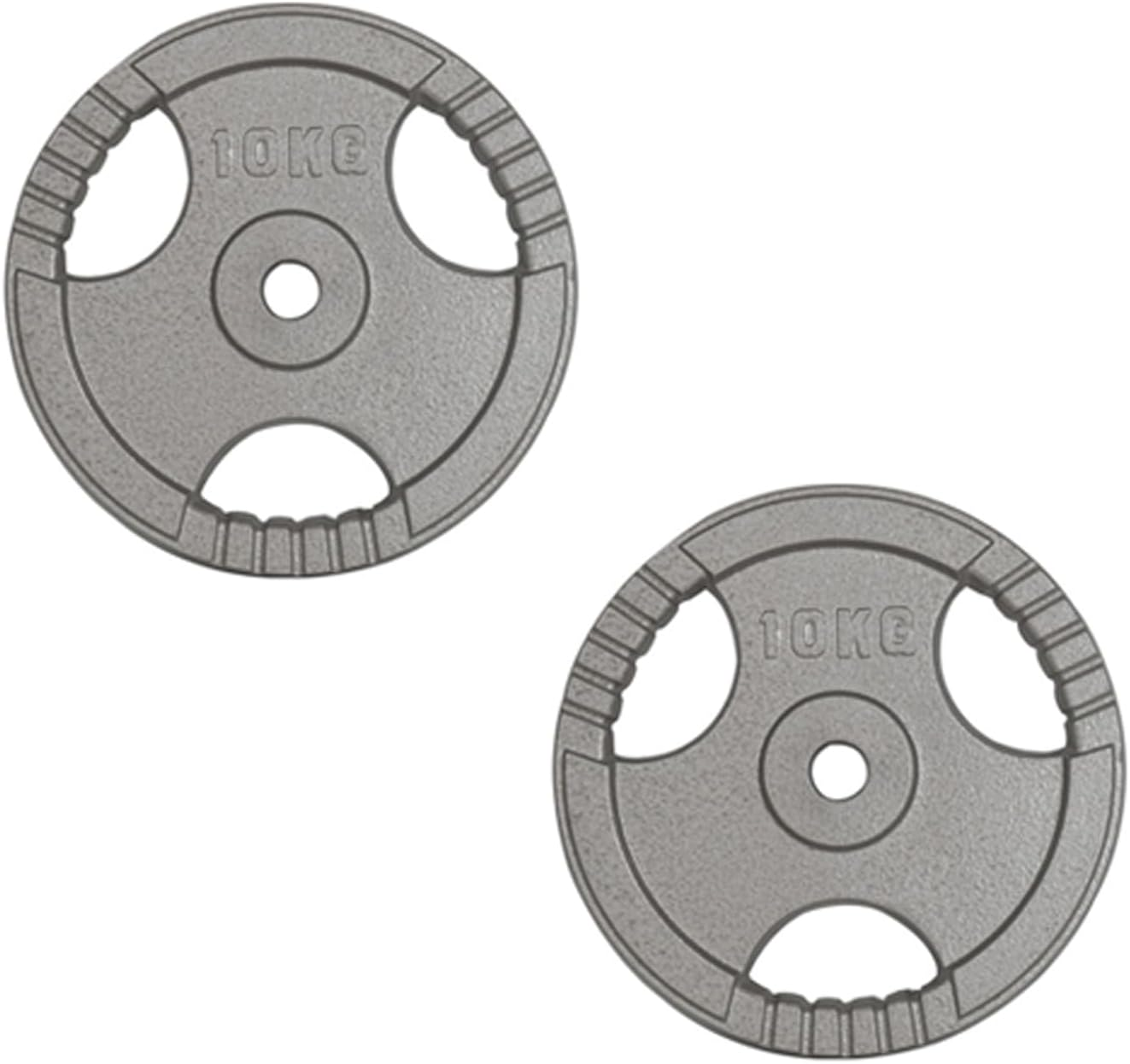 Standard Weight Plates for Adjustable Standard Dumbbell and Standard Barbell - Premium Quality Hammertone Weights Equipment Accessories for Body Building, Weightlifting,Fitness & Sports