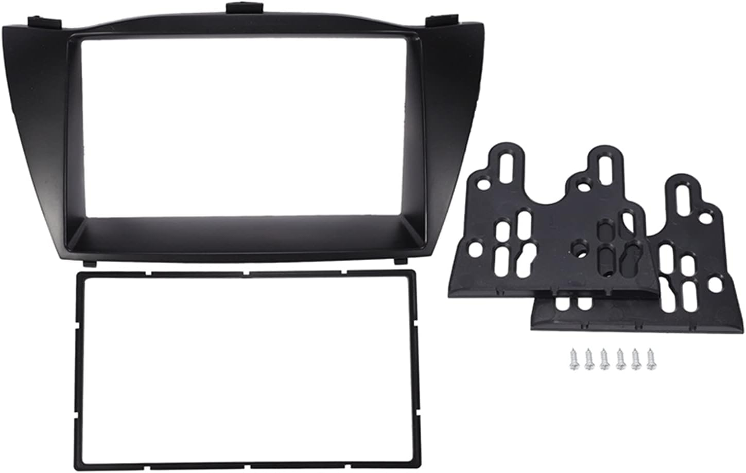 APDNDMZTFK Double Din Car Radio Fascia Install Frame DVD Panel 2010 Fit for Hyundai Fit for Tucson IX35 Indoor Door Panels and Components image number 3