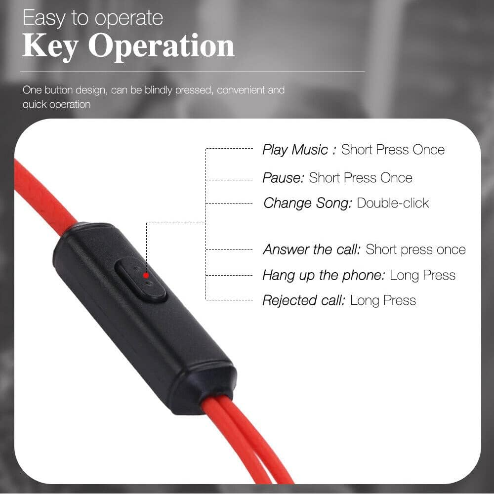 Sports Ear Hook Run Headphone Earbuds Aux 3.5Mm Jack in Ear Earphones with Mic image number 4