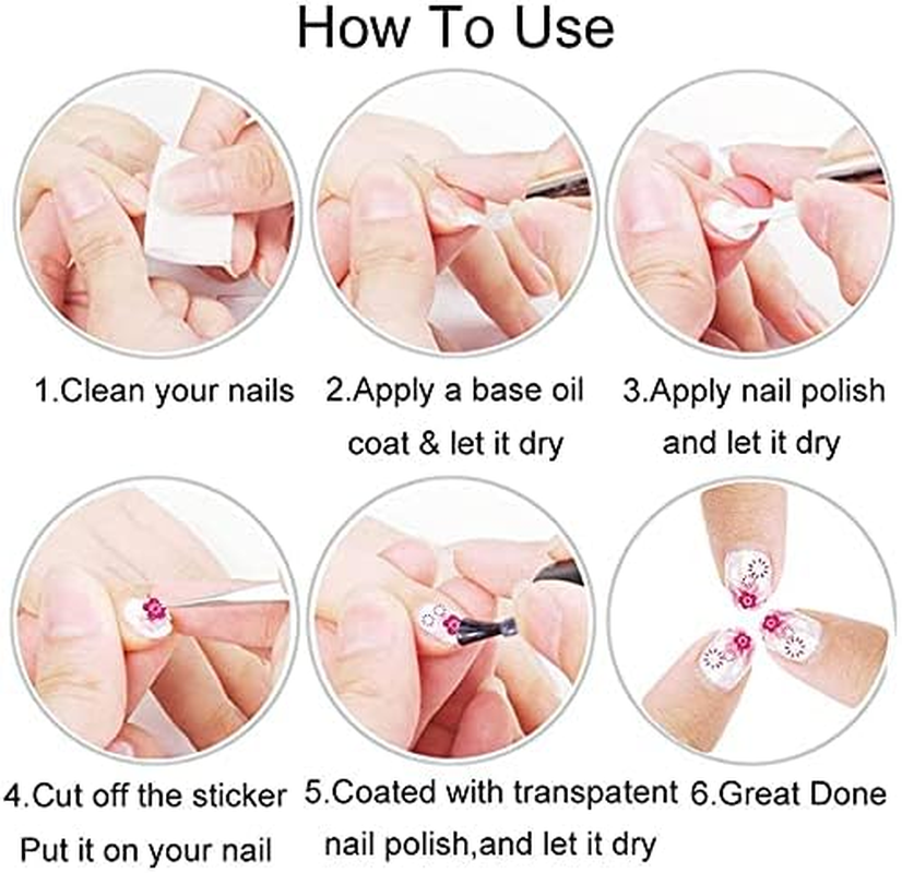 8 Sheets Black White Leaves Flowers Nail Stickers Decals,3D Self- Adhesive Retro Flower Vintage Vine Rose Flower Butterflies Nail Design Classic Fashion Simple Self Adhesive Sticker for Women Girls Nails Art DIY Decoration with 1 Pcs Anti-Static Tweezers image number 3