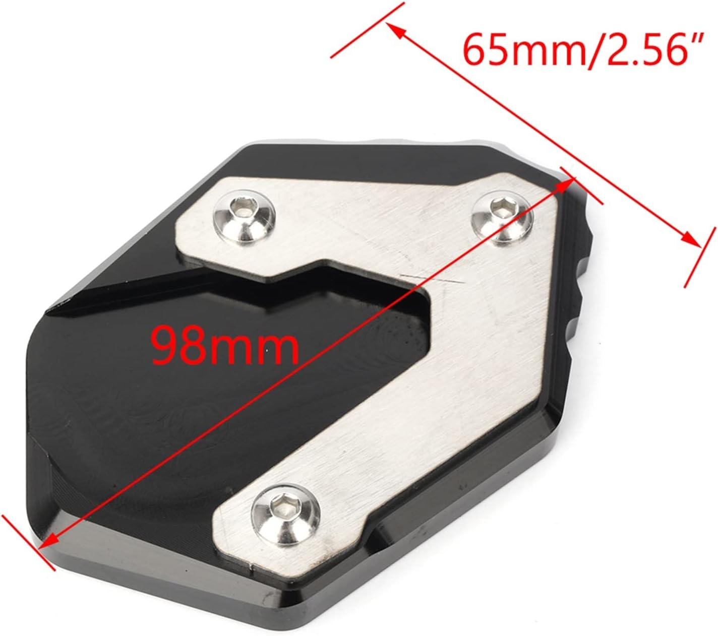 KANGYEBAIHUODIAN Motorcycle Kickstand Kick Side Stand Extension Pad Fit for BMW R 1200 GS LC 2015 2016 2017 2018 R1200GS R1200LC 15 16 17 18 image number 1