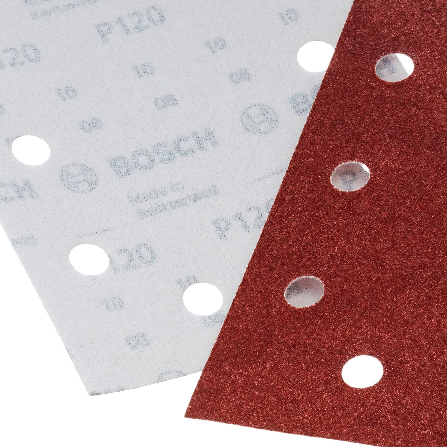 Bosch Professional 2608605318 Wood Velcro 14 Holes115X230 G120, 115 X 230 Mm image number 1
