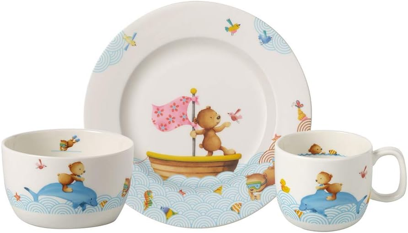 Villeroy & Boch Hungry as a Bear Children'S Mug with Handle, 250 Ml, Premium Porcelain, White/Coloured image number 2
