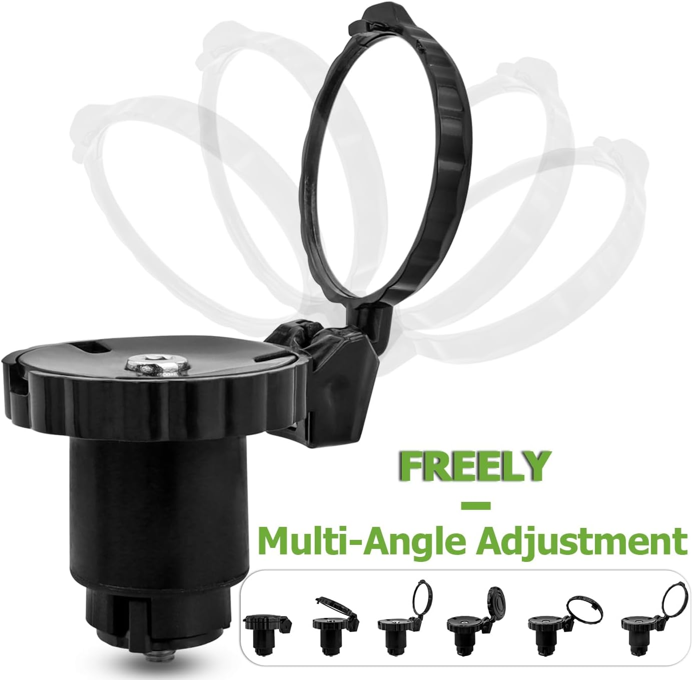 Bestgle 2 Pack Bike Mirrors for Handlebar Ends, Foldable Bicycle Handle Bar Mount Rearview Mirror Adjustable Wide Angle Road Bike Bar End Folding Rear View Convex Mirror Set for Safety Cycling image number 5