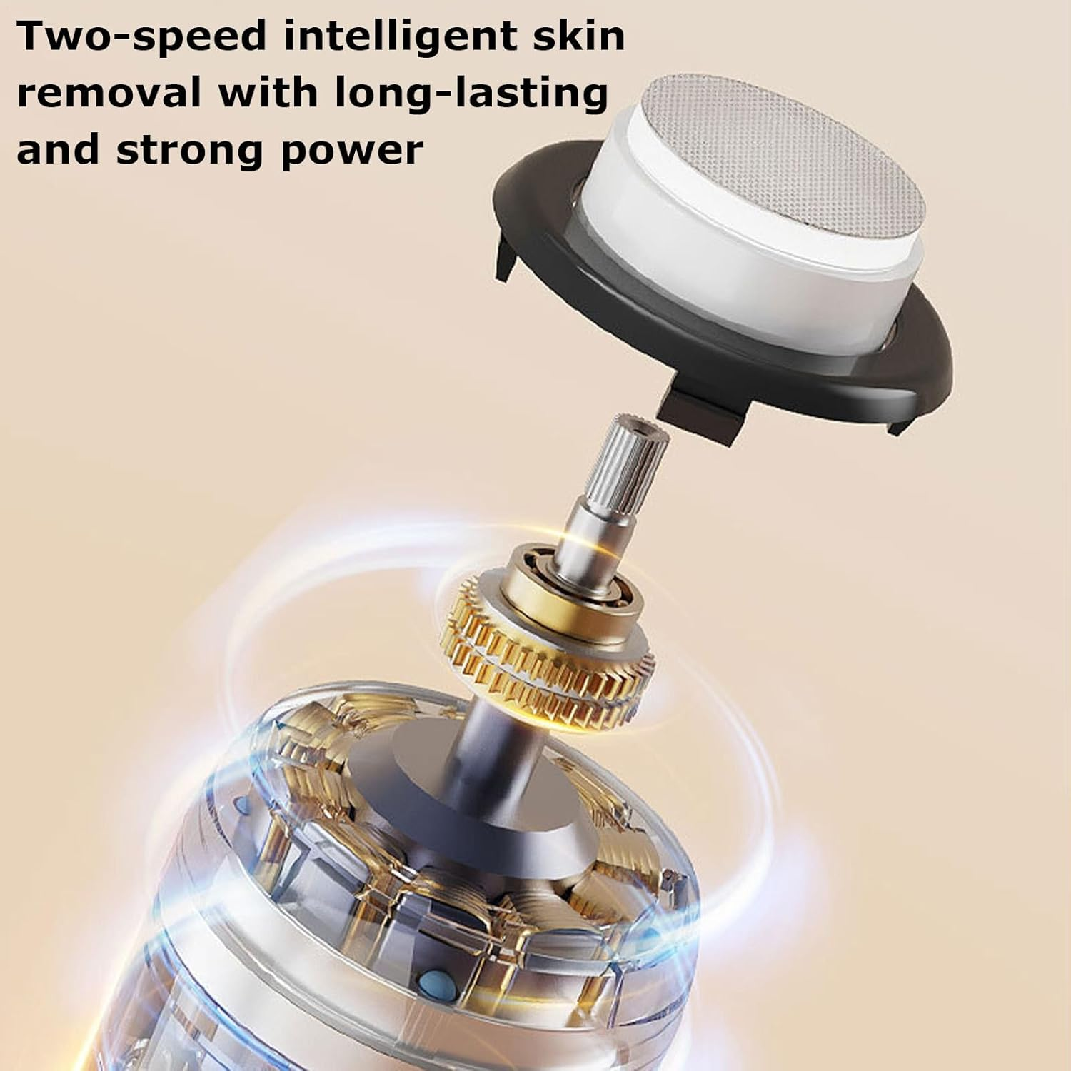 Foot File Grinder Tool - LCD Digital Display Rechargeable Pedicure Device | Electric Feet Dead Skin Removal | for Home Travel Apartment Dormitory School Women Men Senior image number 5