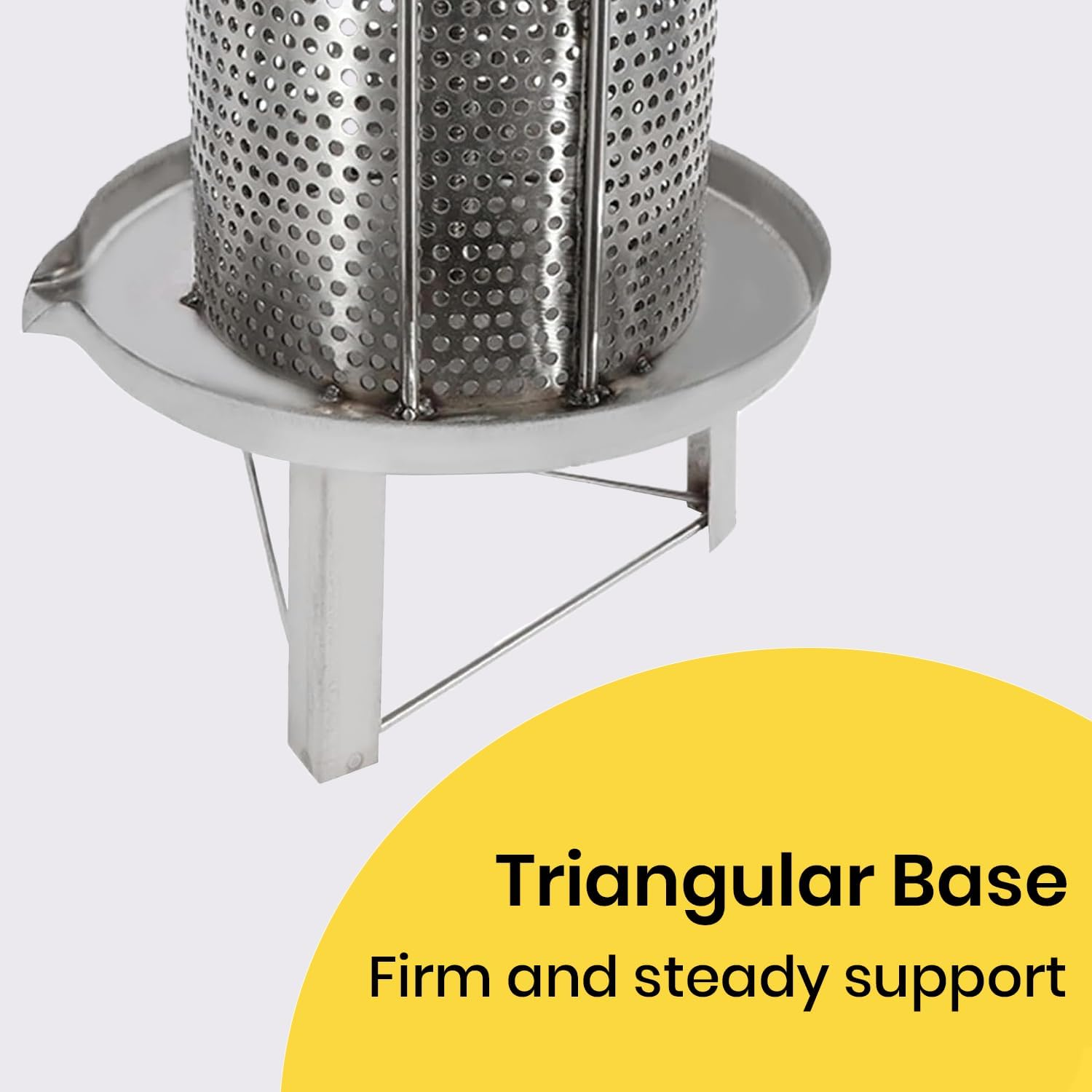 Manual Beeswax Honey Presser, Stainless Steel Honey Wax Press Machine, Manual Extractor for Honey, Multipurpose Beekeeping Honey & Juice Making image number 1