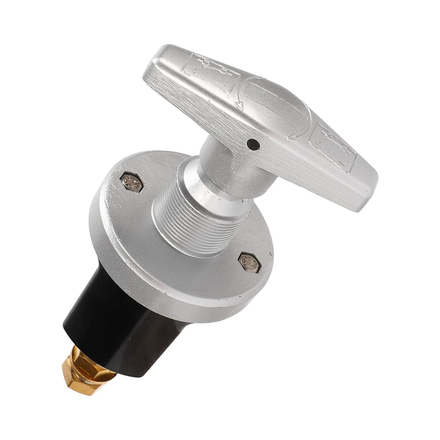 Battery Disconnect Switch, Battery Knob Switch Universal 10Mm Stud 500A Rated 12V for RV Yacht Truck image number 5