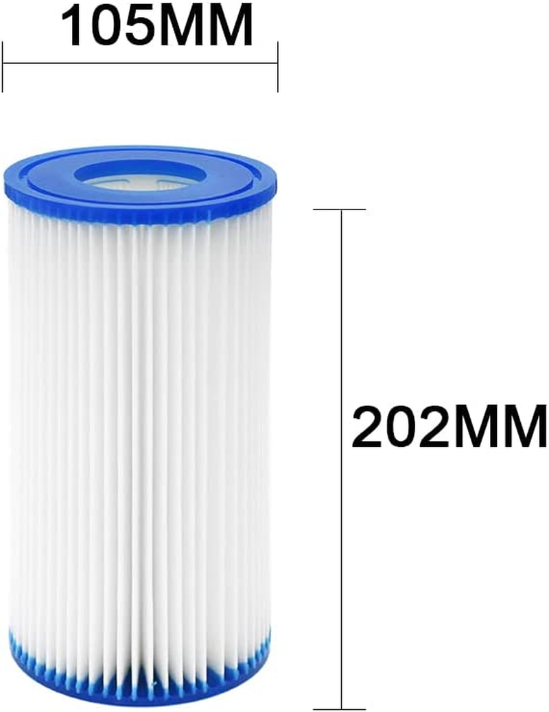 Replacement Set for Intex Swimming Pool Filter Cartridge Type a 29002 (4 Filters) image number 1