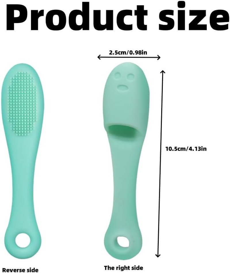 4 Pcs Silicone Finger Brush, Toothbrush for Cats, Puppy Pet Dental Care, Brush Small Dogs, Puppies and Cats image number 3