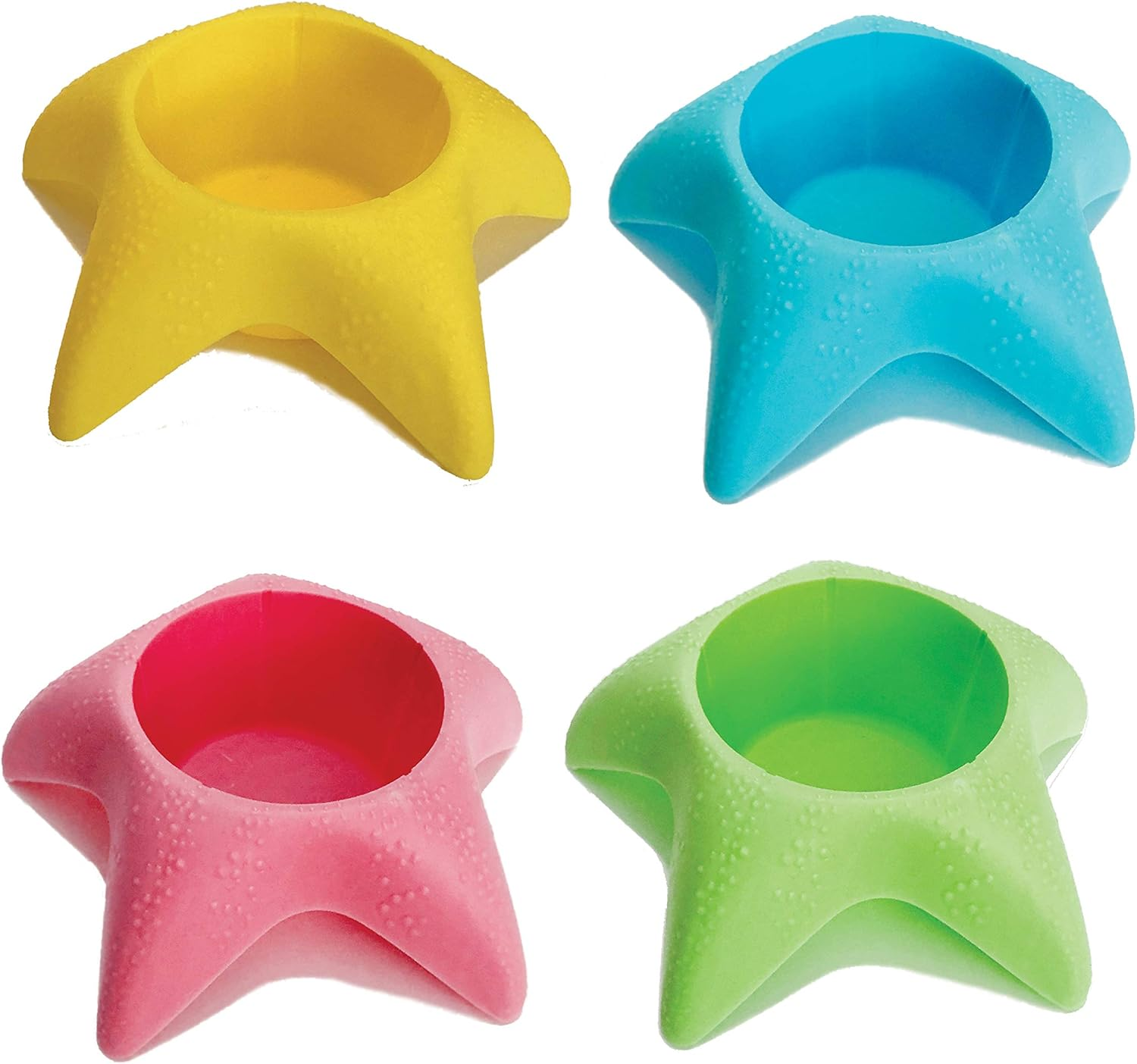 Island Genius Beach Vacation Accessories Starfish Drink Cup Holder Sand Coasters image number 5