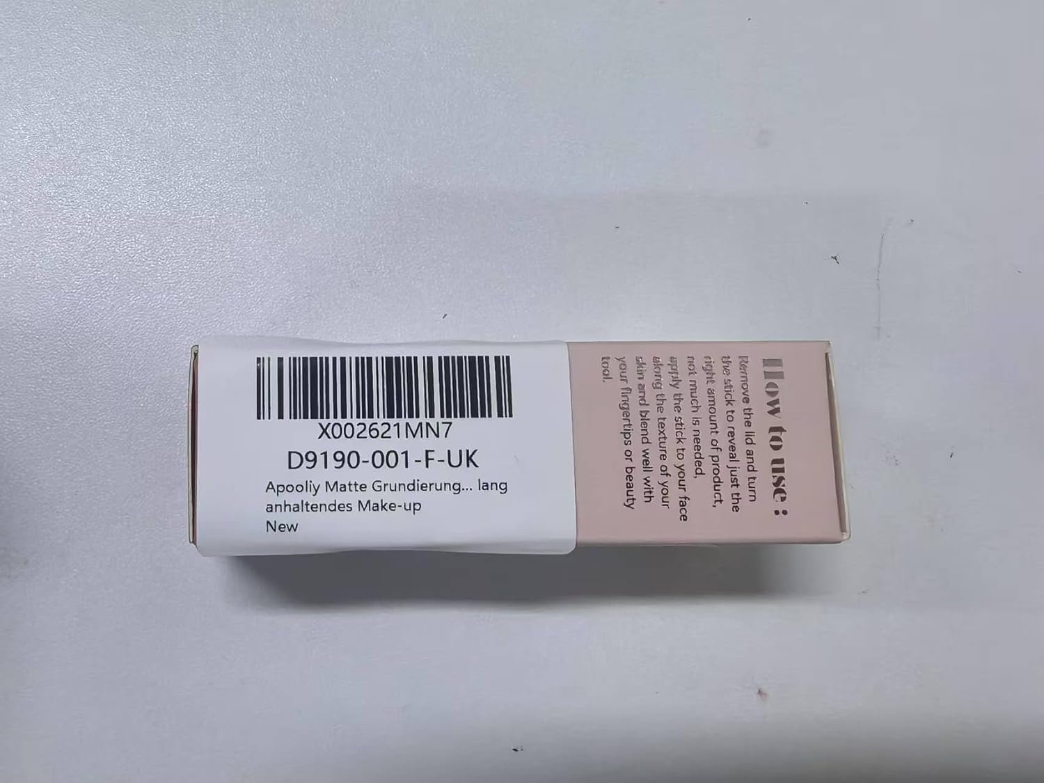 Apooliy Matte Foundation Stick,Long Wear Multi-Use Face Makeup and Contour Stick for Natural,Lightweight,Waterproof image number 1