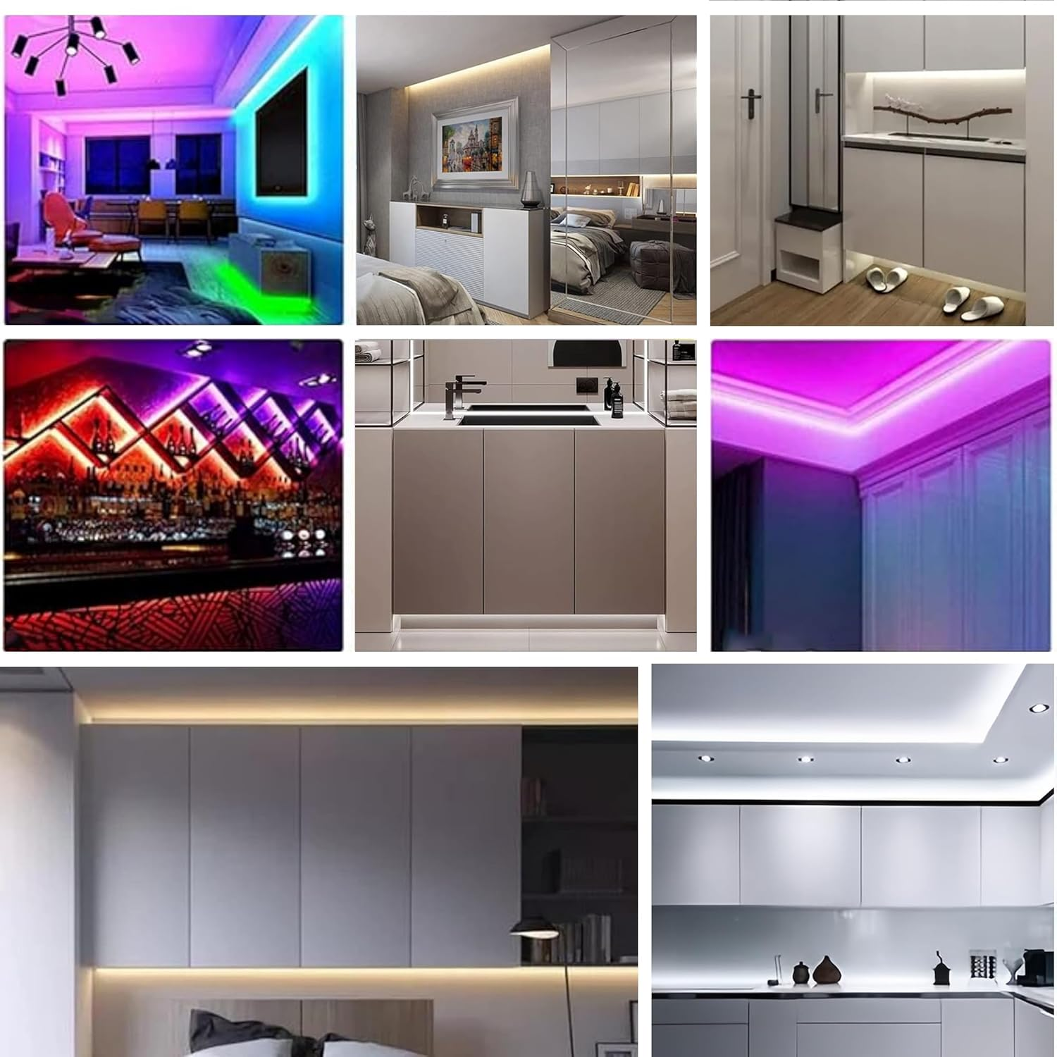 Clearhill 10Mm 2Pin 20Packs COB LED Strip Connectors,Solderless Strip to Wire Connectors + 10Cm Cable-Gapless Connection for 10Mm Single Color COB LED Strips image number 6