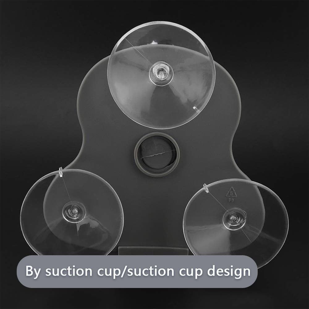 HYAVIA 2 Pack Detachable Suction Cup Glass Brush Cleaner, 360&deg; Rotating Lazy Cup Scrubber for Kitchen Sink, Tea Bar Glass Washer with Dual Bristles for Bottles, Mugs, and Glassware image number 2