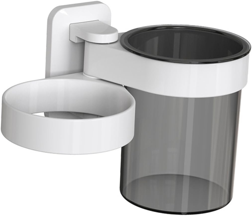 HONITANO Hair Dryer Holder Wall Mounted Bathroom Storage Rack Punch Design for Easy Installation Lightweight Durable Organizer for Hair Care Supplies Modern image number 3