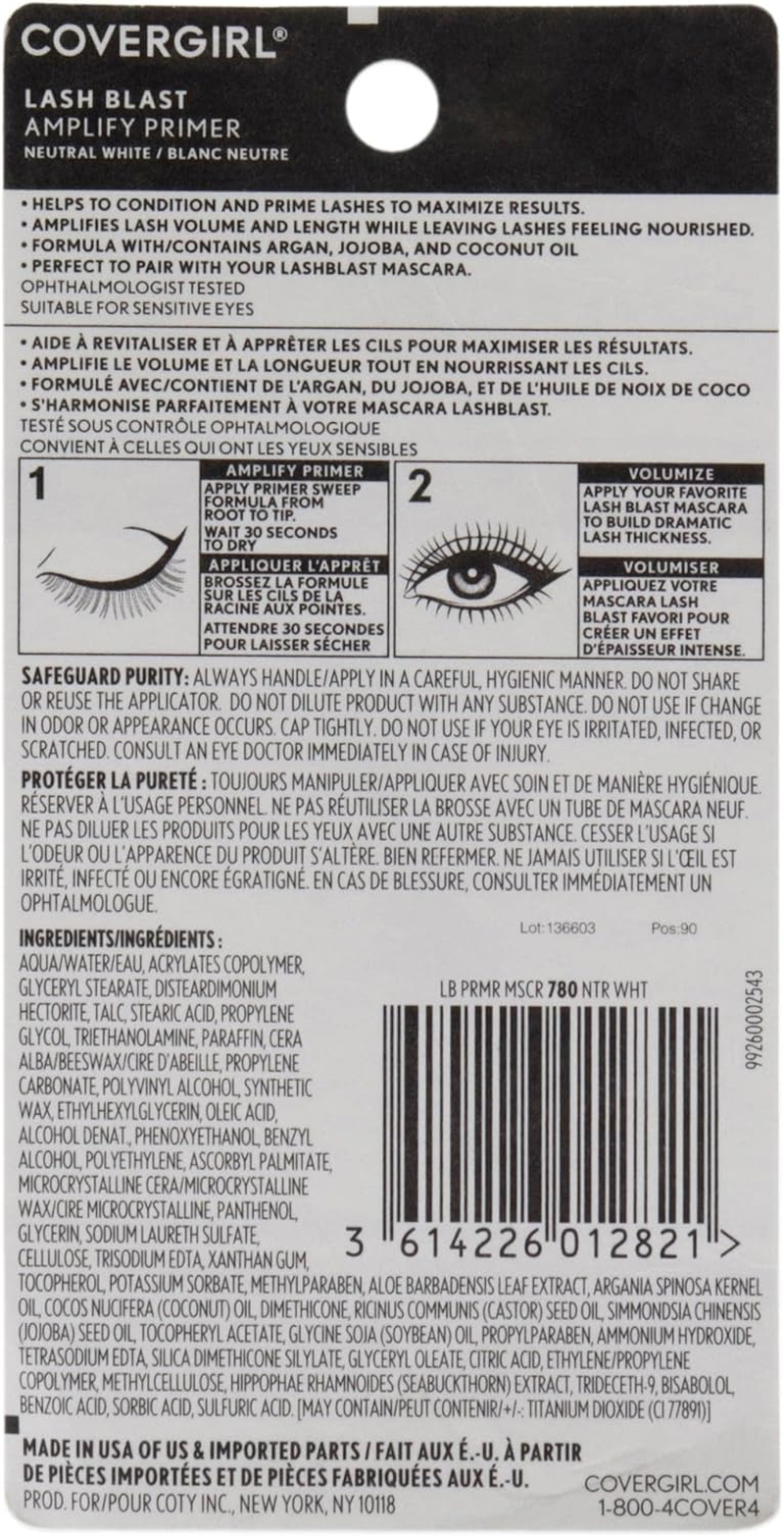 COVERGIRL Lash Blast Amplify Eyelash Primer, 32.70 Grams (Pack of 2) image number 2