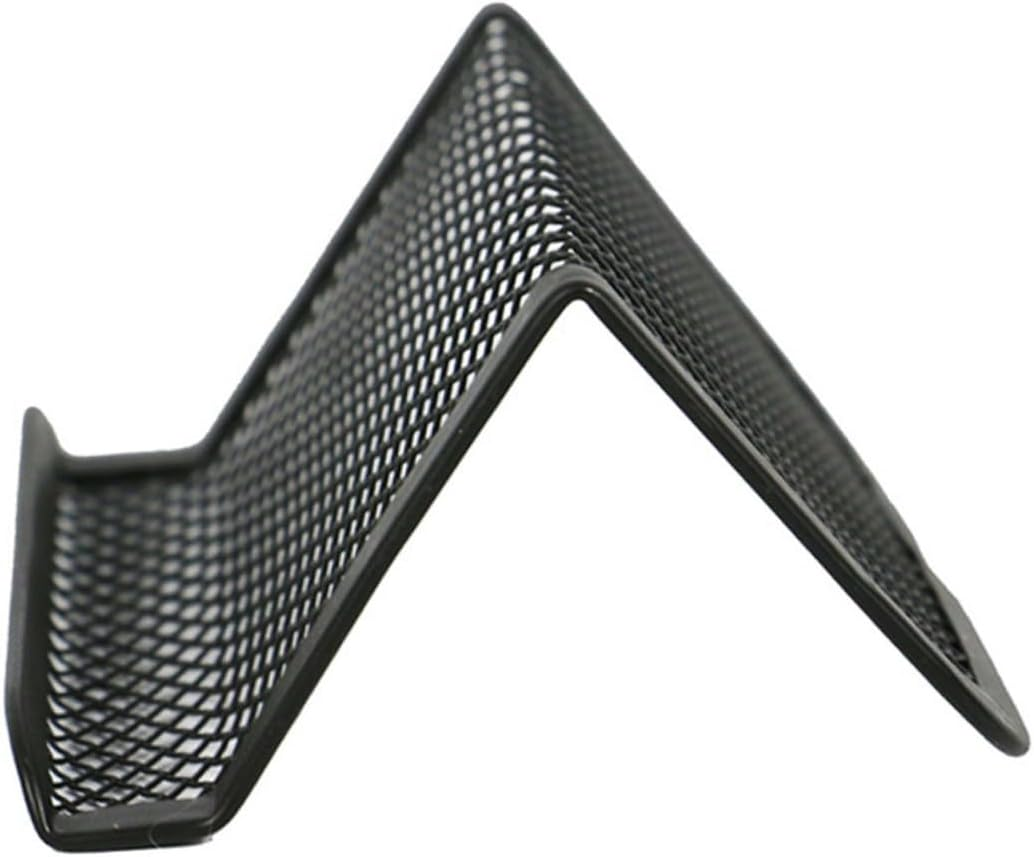 Ciieeo 4Pcs Portable Display Stand Metal Mesh Office Shelf Desk Storage for Accessories for Business Cards Holder and Pen Holder Desk in Home Office image number 4
