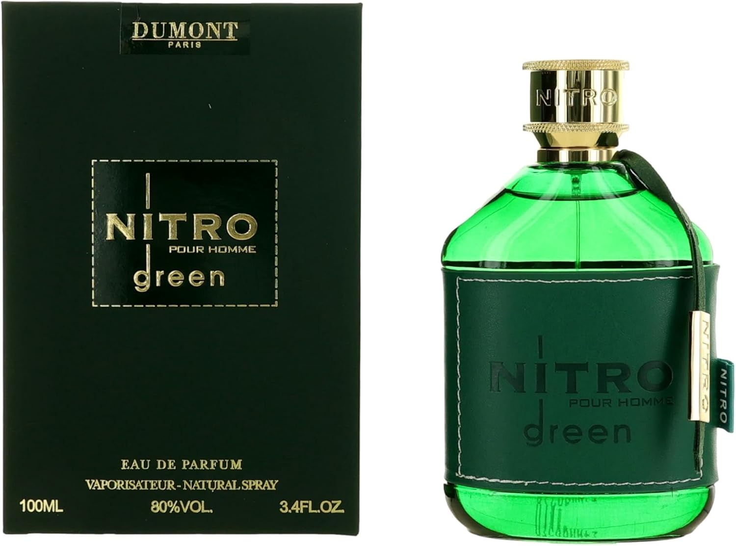 Nitro Green by Dumont for Men - 3.4 Oz EDP Spray
