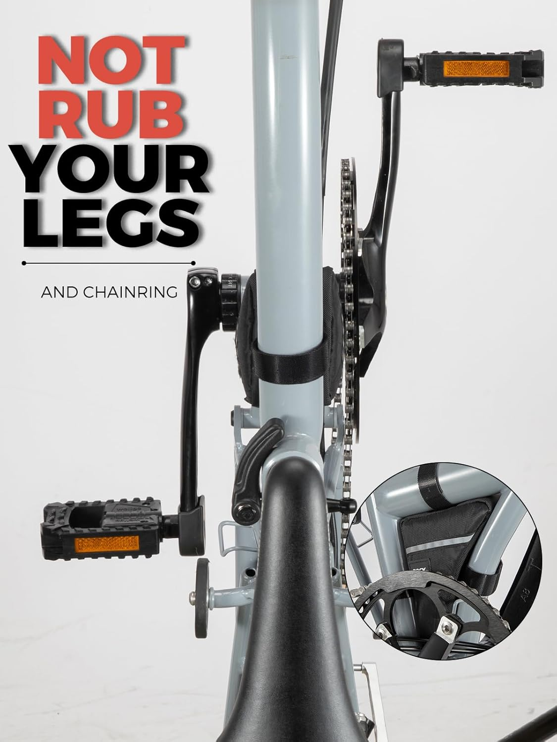 ROCKBROS Bike Frame Pouch Triangle Bike Pouch - Waterproof Small Bicycle Accessories for Boys Girls Men Women (Black) - Army Green image number 3