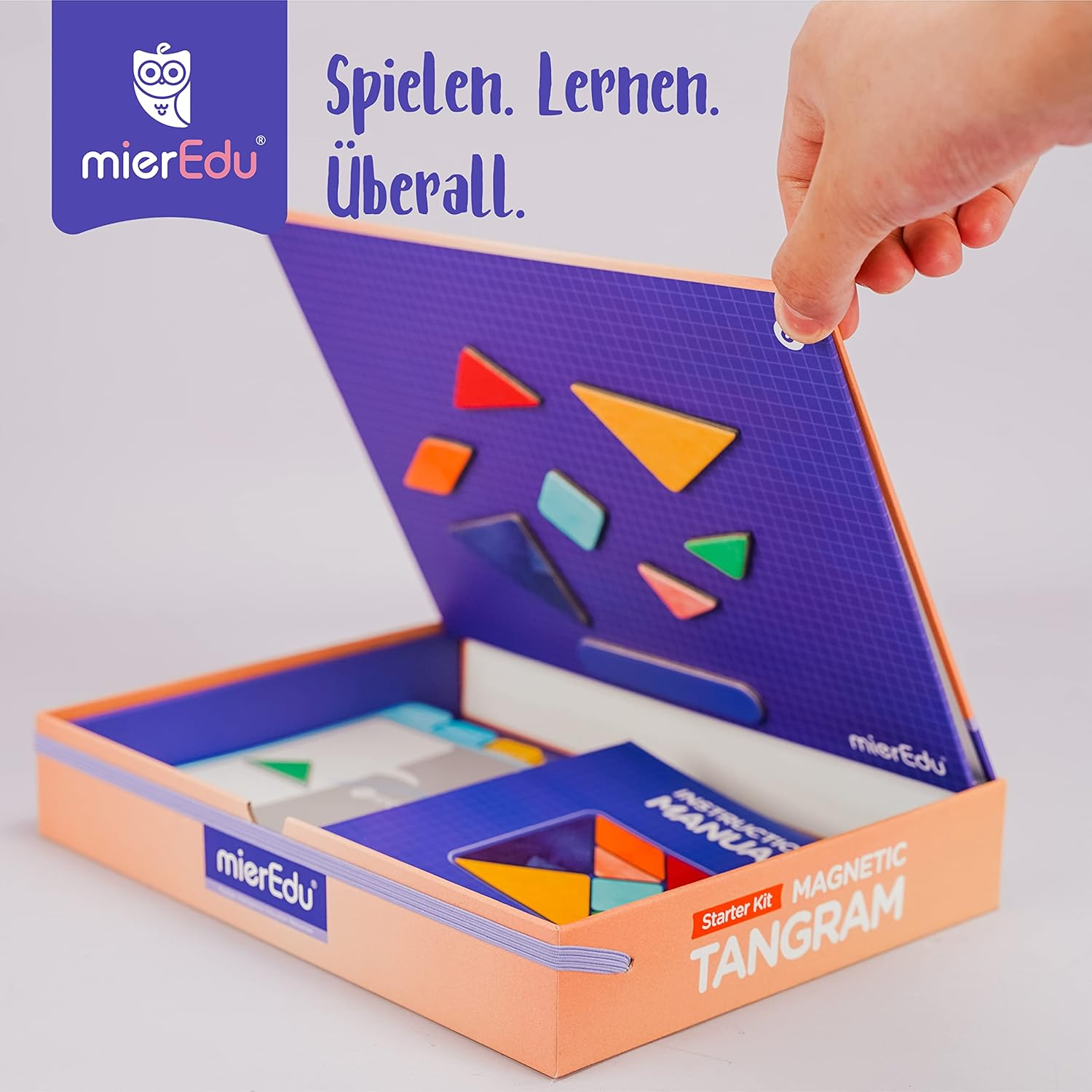 Mieredu Magnetic Tangram Starter Kit image number 6