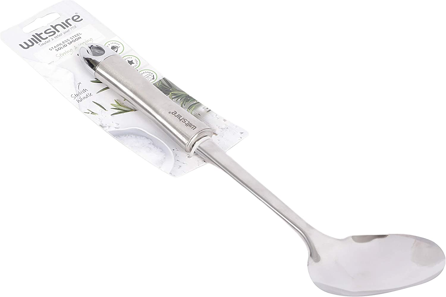 Wiltshire Industrial Stainless Steel Solid Spoon image number 3