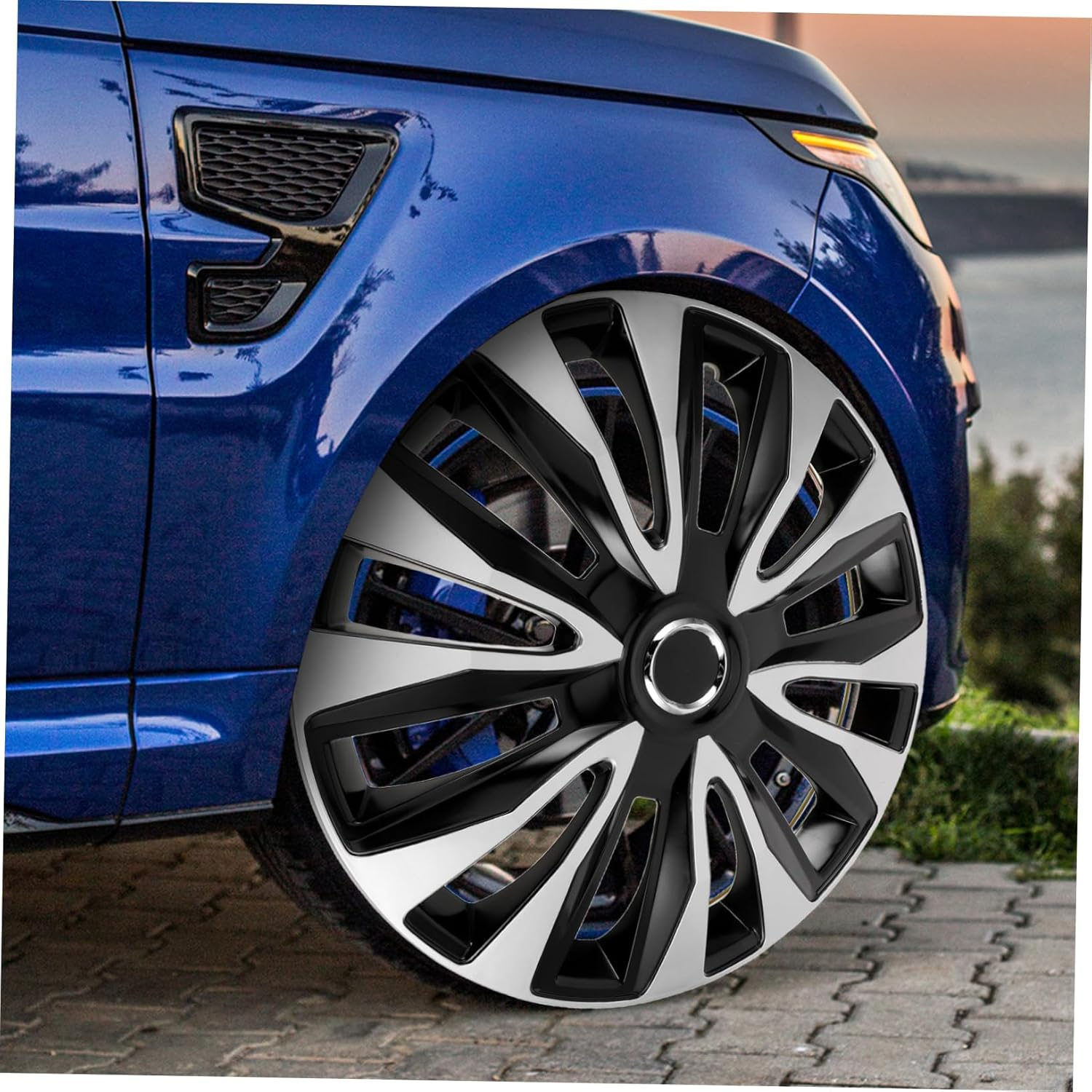 Zerodeko Abs Car Wheel Rim Cover Decorative Hubcap for Enhanced Vehicle Style Fits Models image number 6