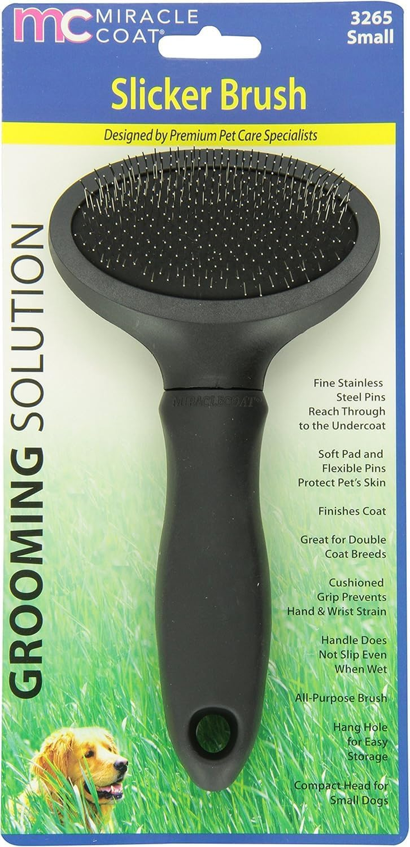 Miracle Care Coat Slicker Dog Brush,Small - Small image number 3