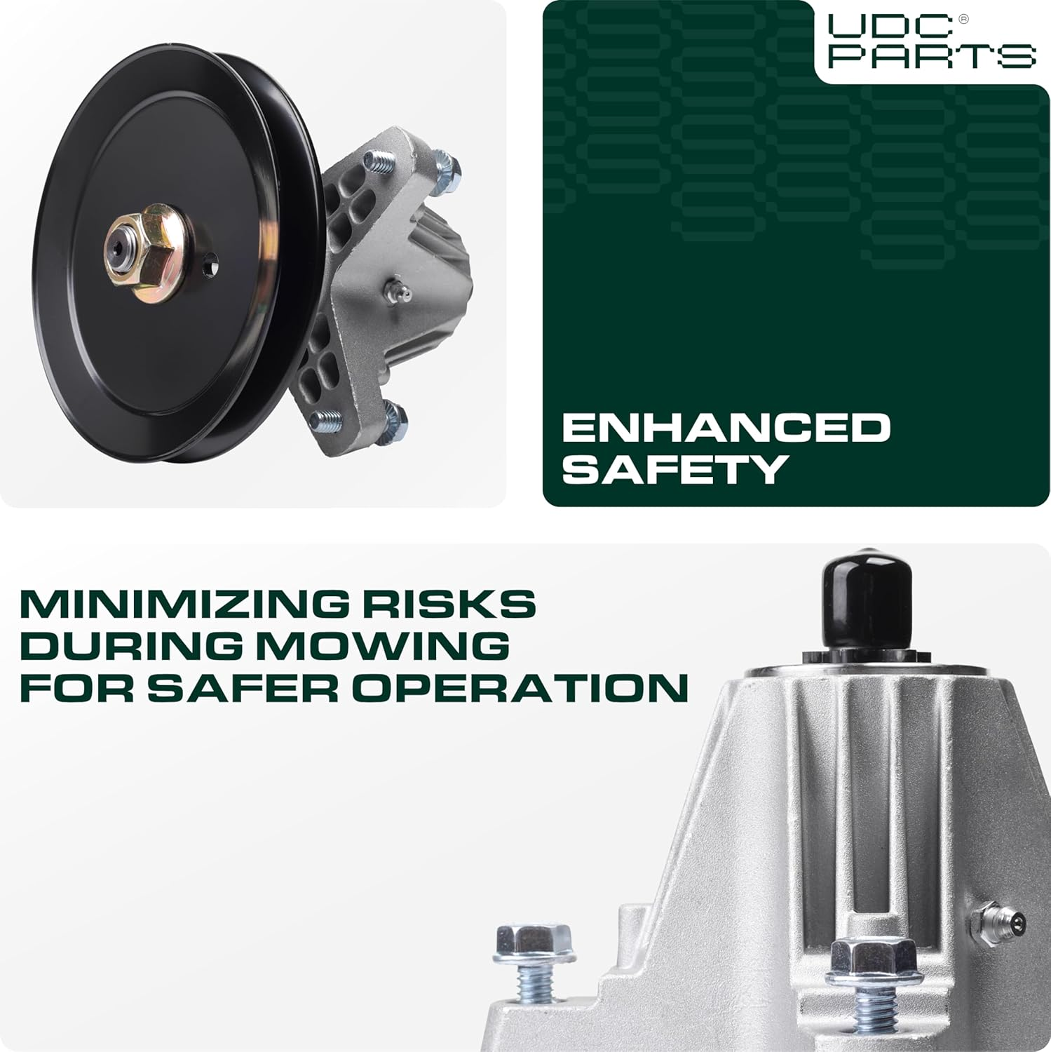 UDC Parts 918-06976A Spindle Assembly / 42 Inch Deck/For MTD Cub Cadet 618-06976 918-06976 918-06976A LT42 LT42C LX42 XT1-LT42