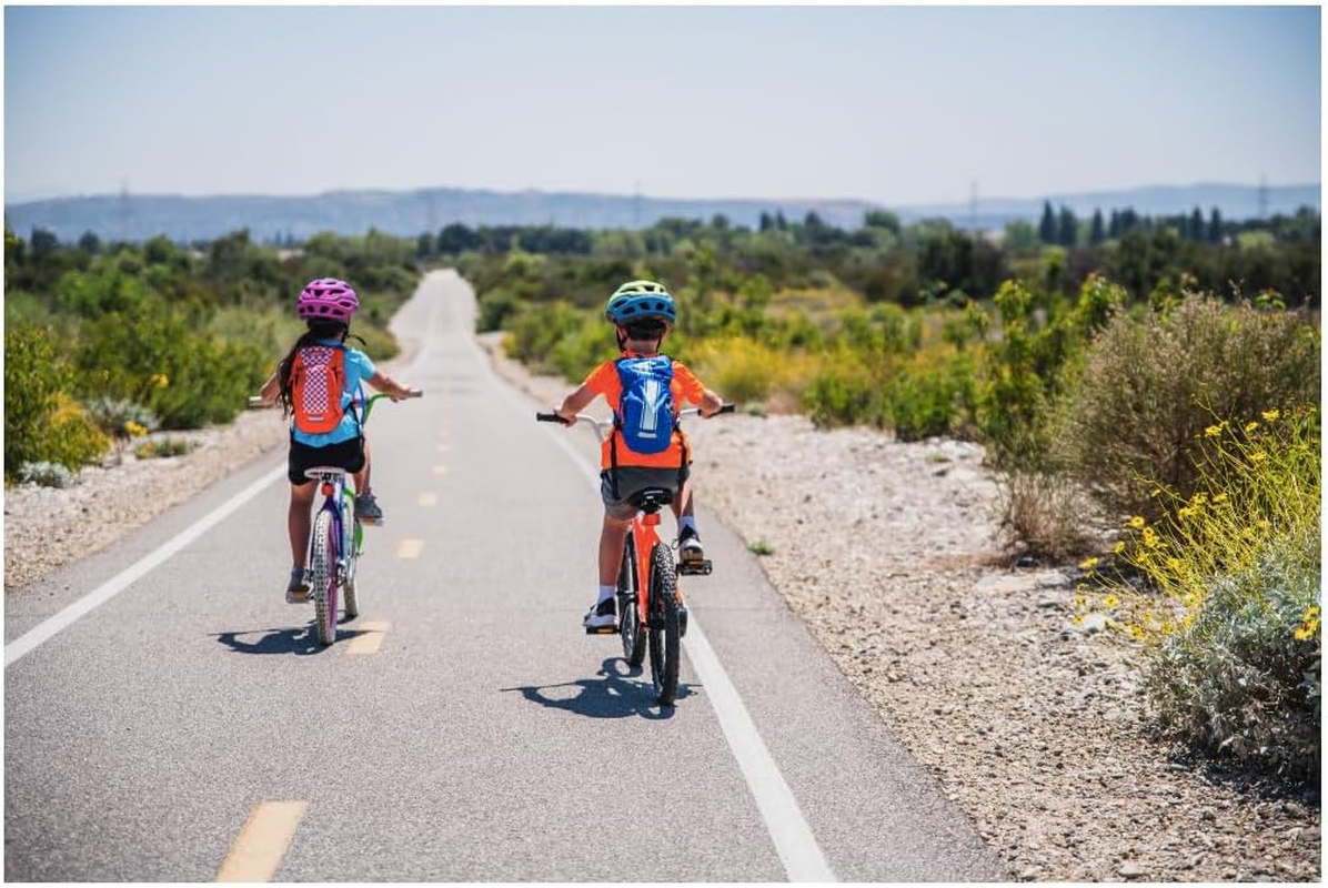 Camelbak Youth-Unisex Mini M.U.L.E. Backpack - Black/Flames image number 2