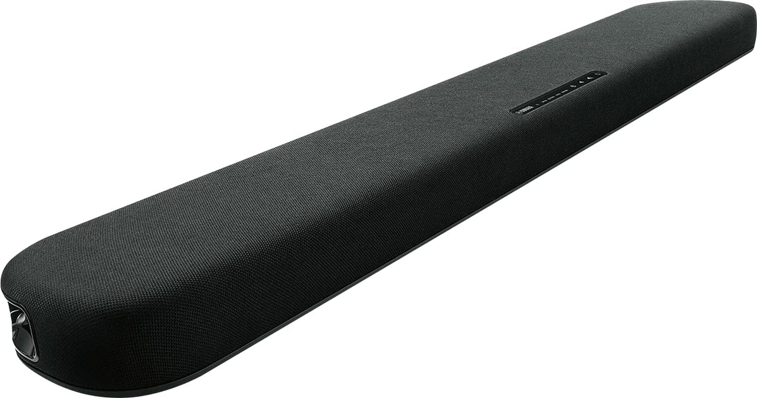 Yamaha SR-B20A Sound Bar with Built-In Dual Subwoofer, DTS Virtual:X and Bluetooth Streaming, Black
