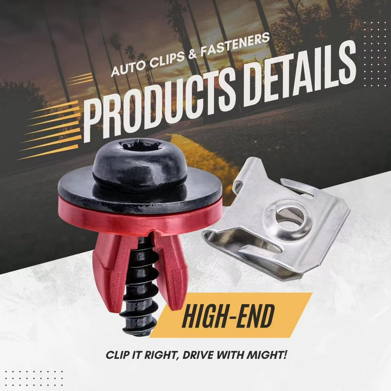 10 Sets T30 Engine Splash Shield Guard Undertray Cover Screws Bolt Nut Clip Kit Compatible with Ford Focus Fusion Escape Explorer C-Max Transit Connect Lincoln MKC image number 5