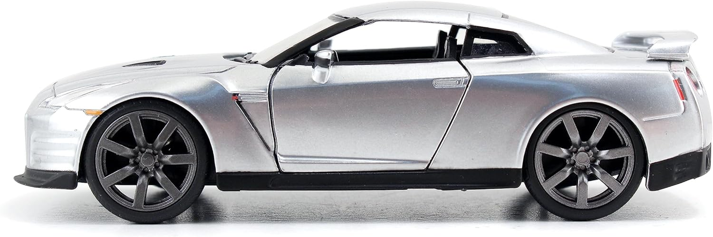 Jada Brian'S Nissan GT-R R35 Silver Fast & Furious Movie 1/32 Diecast Model Car By image number 3