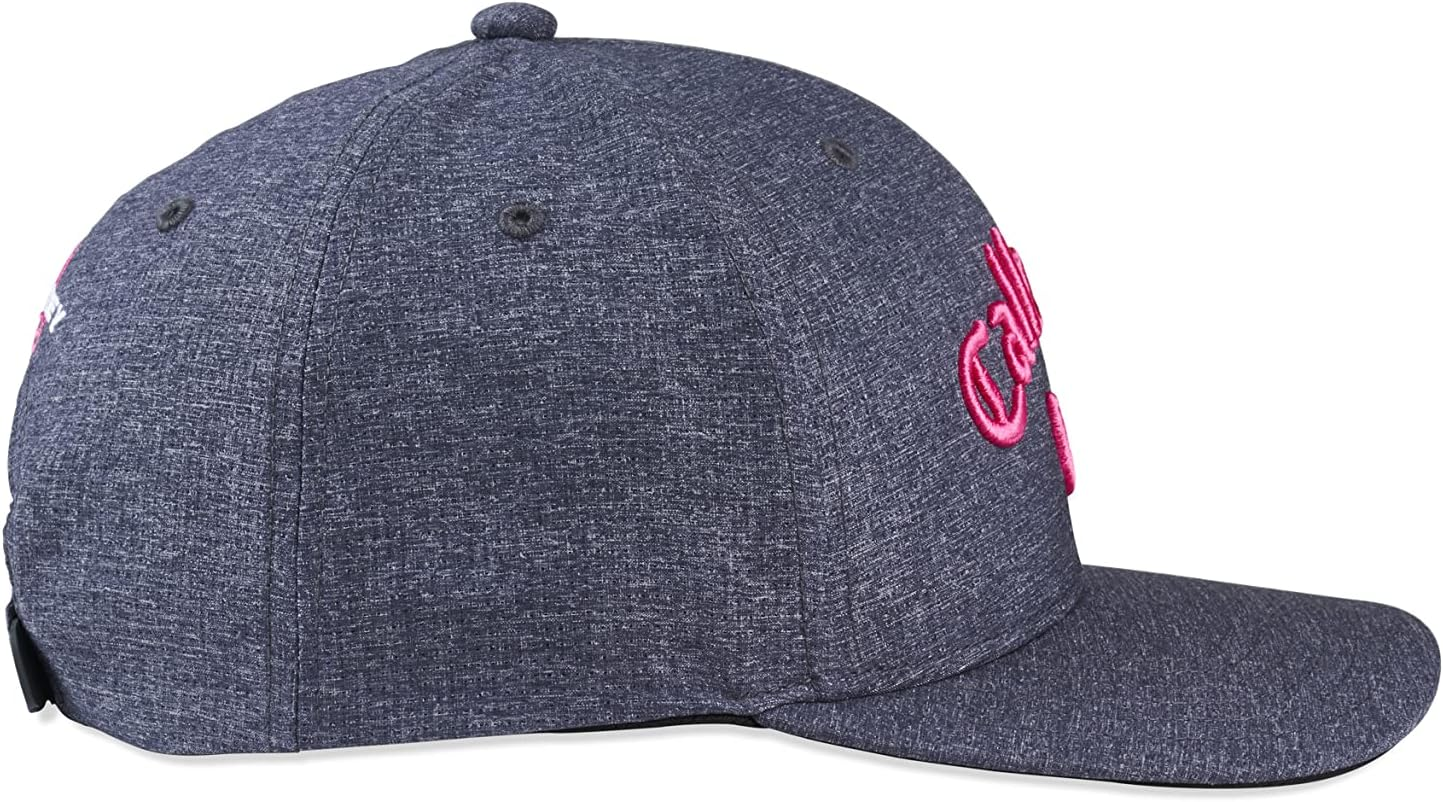 Callaway Men'S Hw Cg Tour Perf No Logo 22 Cap - Black Heather/Pink image number 1