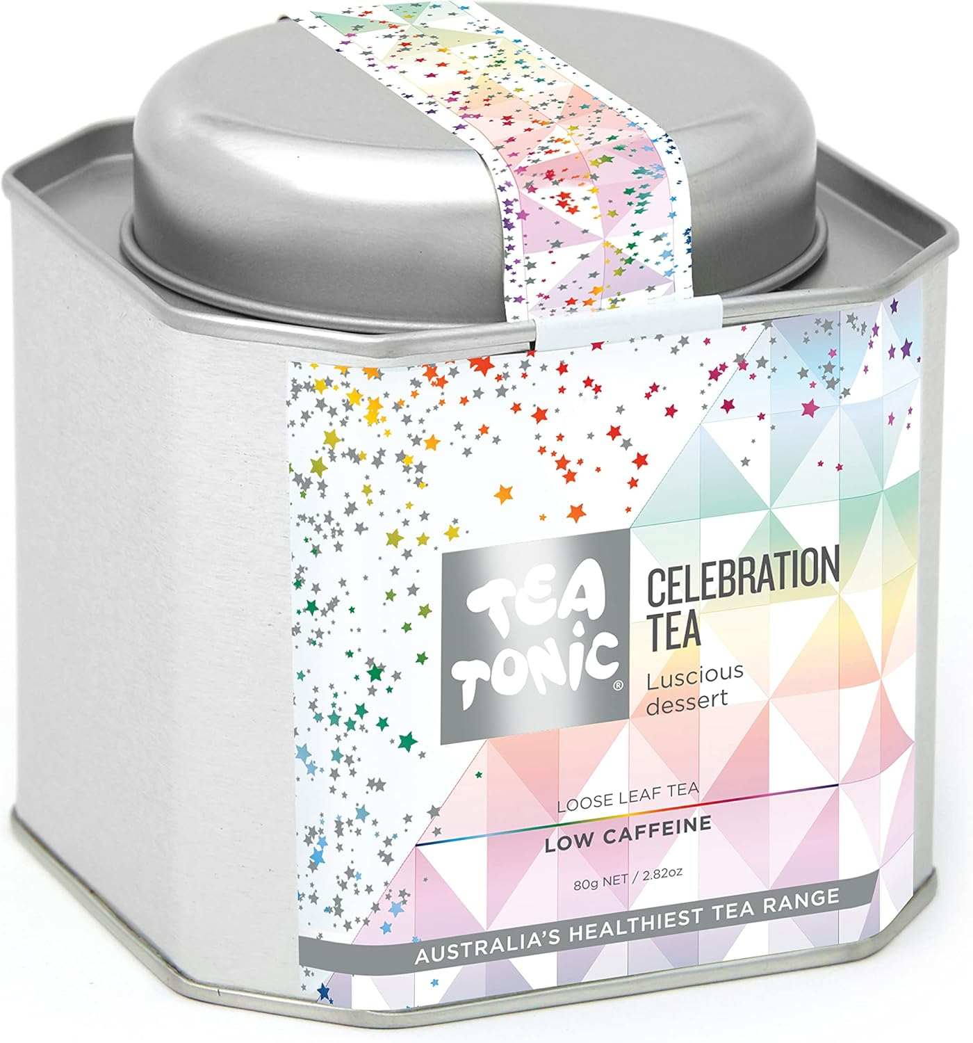Tea Tonic Celebration Tea Loose Leaf Caddy Tin image number 1